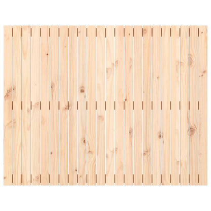 Testiera da Parete 140x3x110 cm in Legno Massello di Pino