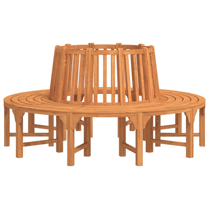 Panchina Albero Circolare Ã˜ 208 Legno Massello di Eucalipto