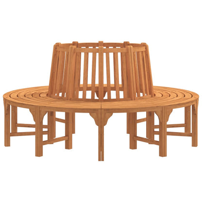 Panchina Albero Circolare Ã˜ 208 Legno Massello di Eucalipto