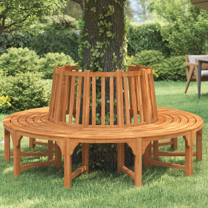 Panchina Albero Circolare Ã˜ 208 Legno Massello di Eucalipto