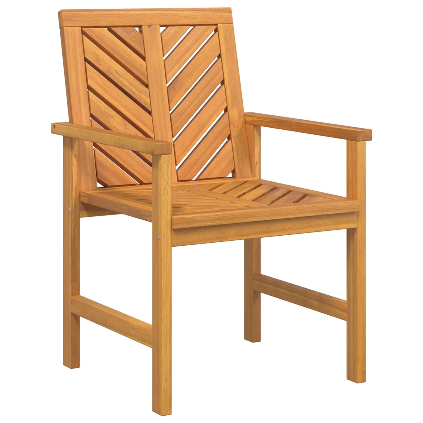 Set Lounge da Giardino 3 pcs Marrone Legno di Acacia Massello