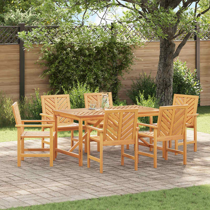 Sedia da pranzo 6 pcs Naturale 62.5 x 59 x 89 cm