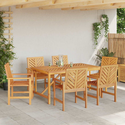 Sedia da pranzo 6 pcs Naturale 62.5 x 59 x 89 cm