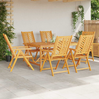 Sedia da Giardino 6 pcs Marrone 57 x 72 x 109 cm