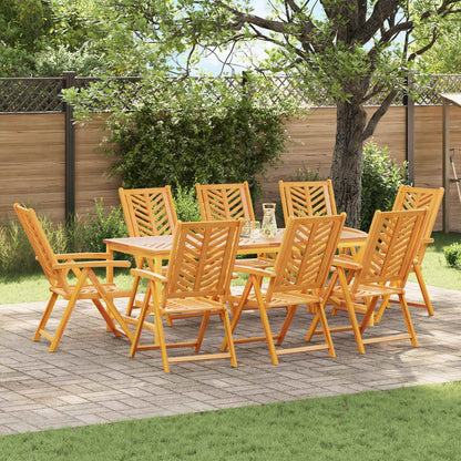 Sedia da Giardino 8 pcs Marrone 57 x 72 x 109 cm