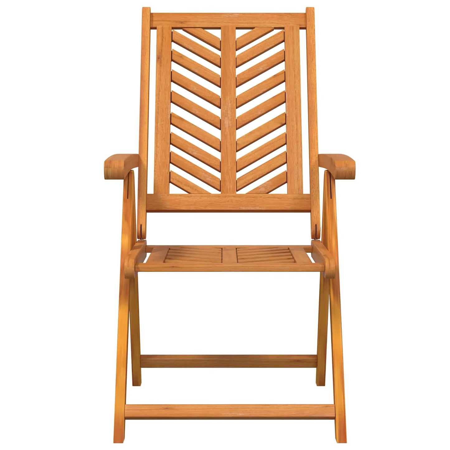 Sedia da Giardino 8 pcs Marrone 57 x 72 x 109 cm