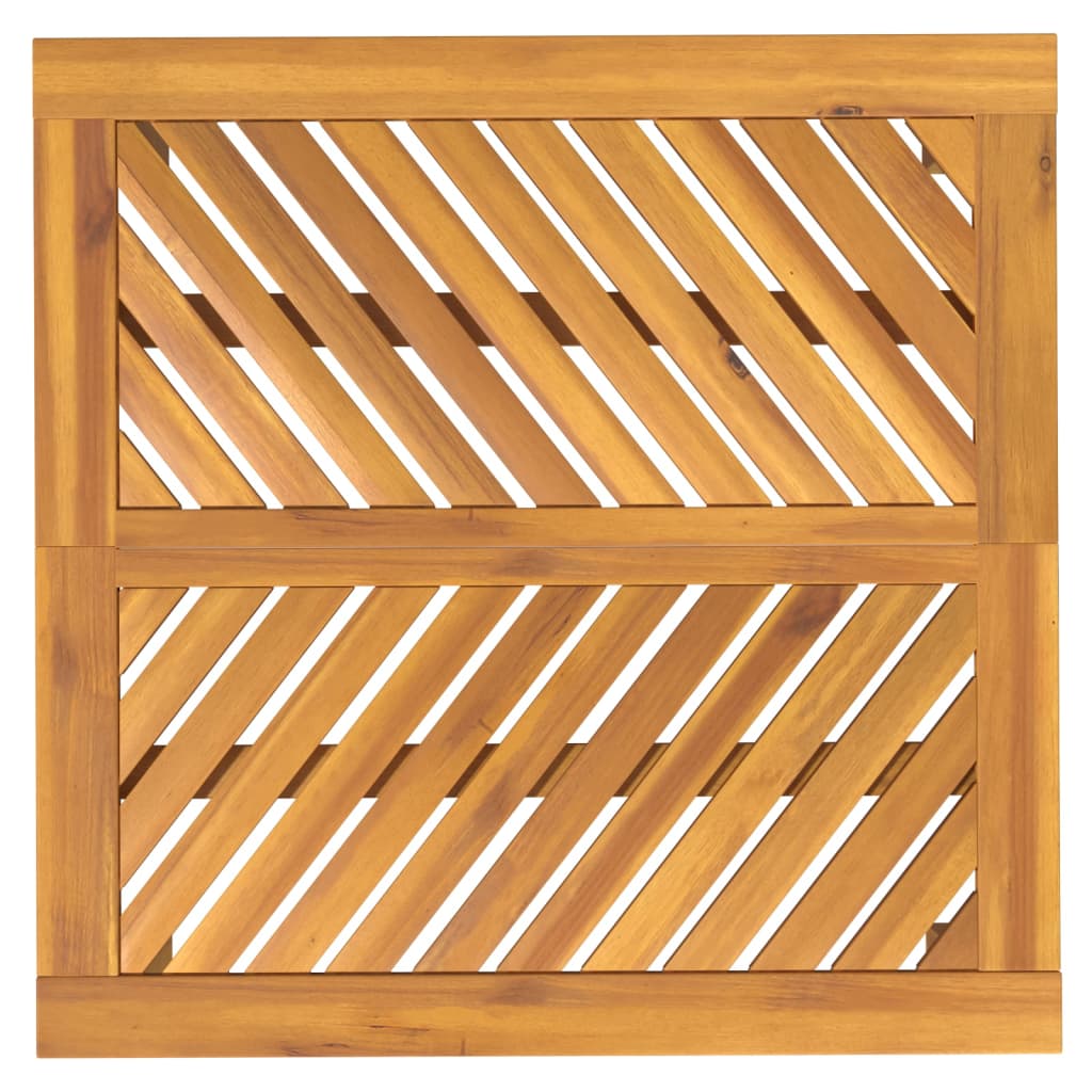 Tavolo da Pranzo da Giardino 90x90x74 cm Legno Massello Acacia