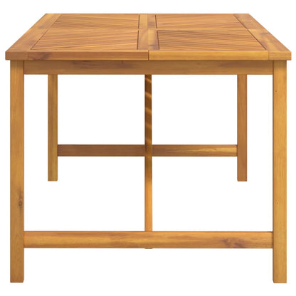 Tavolo da Pranzo da Giardino 200x90x74 cm Legno Massello Acacia
