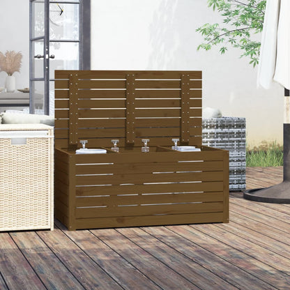 Contenitore Giardino Ambra 101x50,5x46,5 cm Legno Massello Pino
