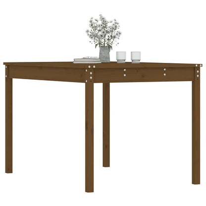 Tavolo da Giardino Ambra 121x82,5x76 cm Legno Massello di Pino