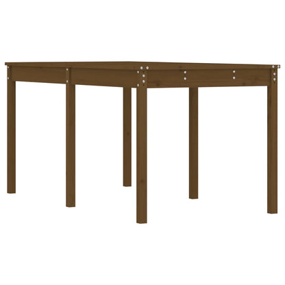 Tavolo da Giardino Ambra 159,5x82,5x76cm Legno Massello di Pino