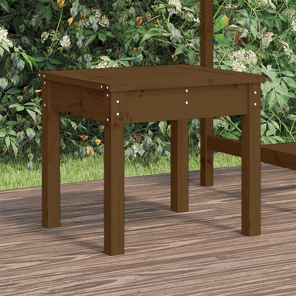 Panca da Giardino Ambra 50x44x45 cm Legno Massello di Pino