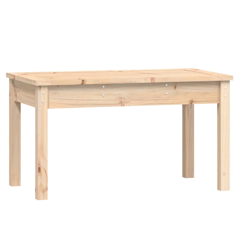 Panca da Giardino 80x44x45 cm in Legno Massello di Pino
