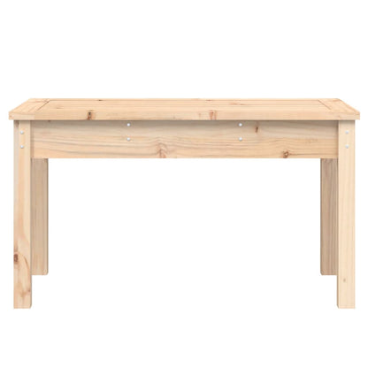Panca da Giardino 80x44x45 cm in Legno Massello di Pino