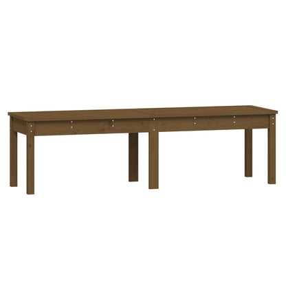 Panca Giardino 2 Posti Ambra 159,5x44x45cm Legno Massello Pino