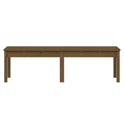 Panca Giardino 2 Posti Ambra 159,5x44x45cm Legno Massello Pino