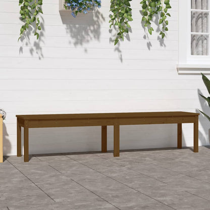 Panca Giardino 2 Posti Ambra 203,5x44x45cm Legno Massello Pino