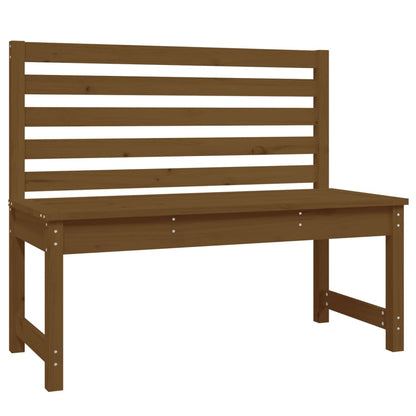 Panca da Giardino Ambra 109 cm in Legno Massello di Pino