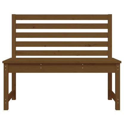 Panca da Giardino Ambra 109 cm in Legno Massello di Pino