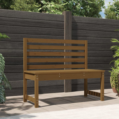 Panca da Giardino Ambra 109 cm in Legno Massello di Pino