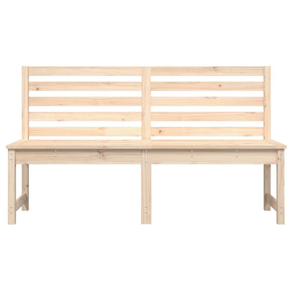 Panca da Giardino 157,5 cm in Legno Massello di Pino