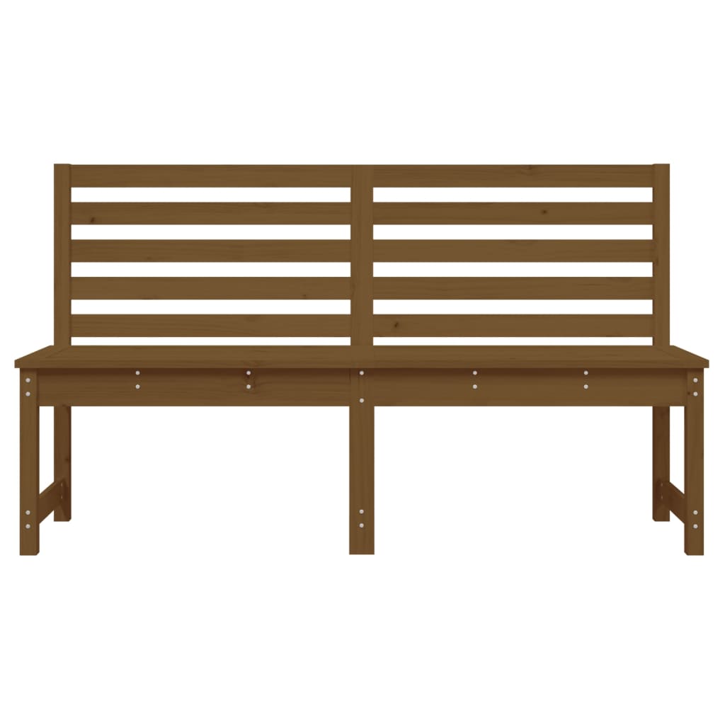 Panca da Giardino Ambra 157,5 cm in Legno Massello di Pino