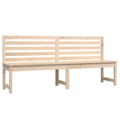 Panca da Giardino 201,5 cm in Legno Massello di Pino