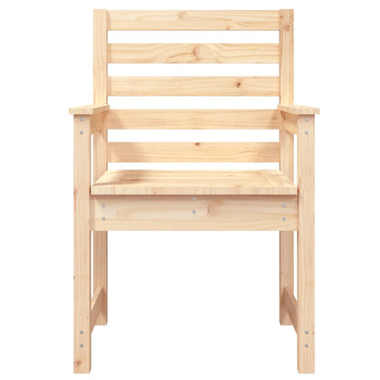 Sedie da Giardino 2pz 60x48x91 cm Legno Massello di Pino