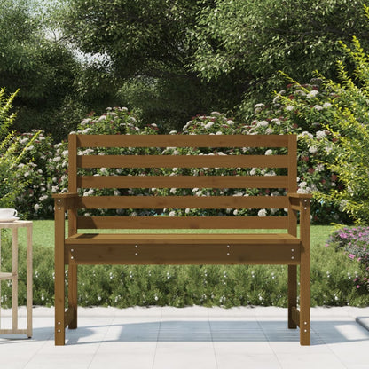 Panca da Giardino Ambra 109x48x91,5 cm Legno Massello di Pino