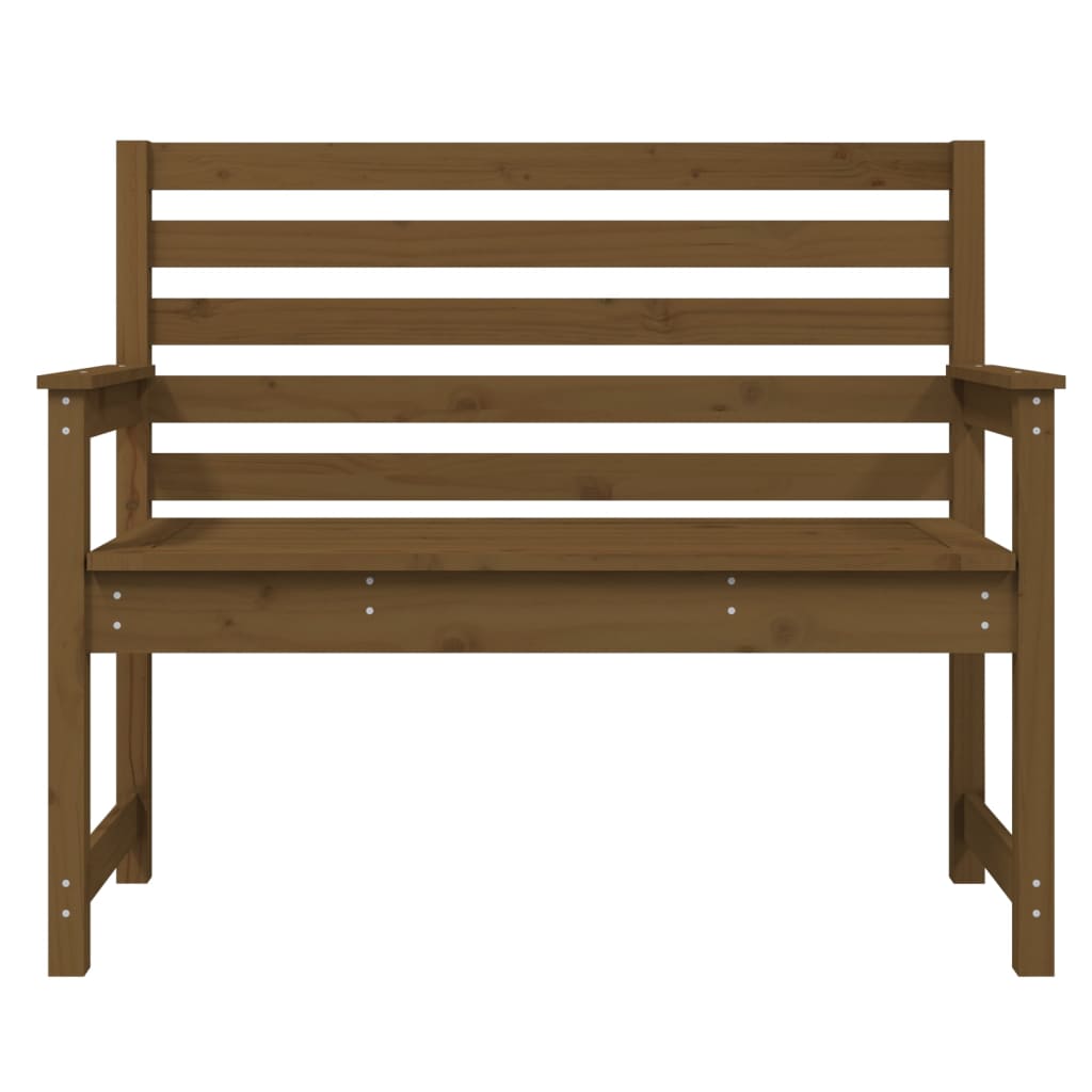Panca da Giardino Ambra 109x48x91,5 cm Legno Massello di Pino