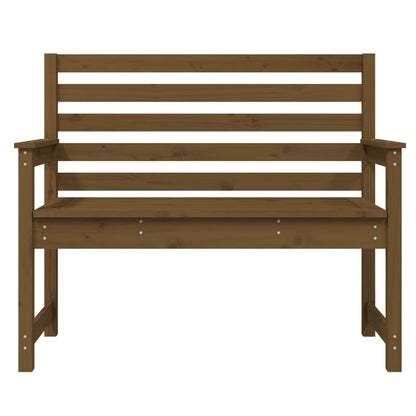 Panca da Giardino Ambra 109x48x91,5 cm Legno Massello di Pino