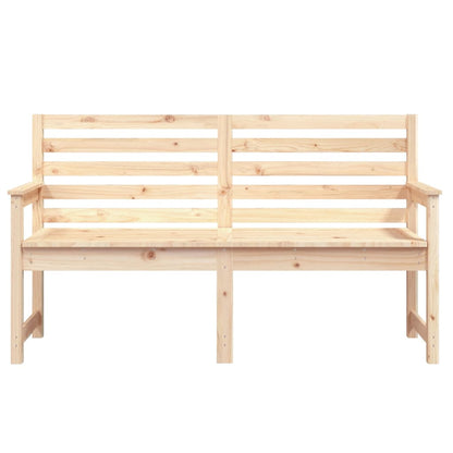 Panca da Giardino 159,5x48x91,5 cm in Legno Massello di Pino