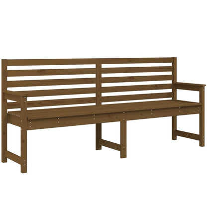 Panca da Giardino Ambra 203,5x48x91,5 cm Legno Massello di Pino