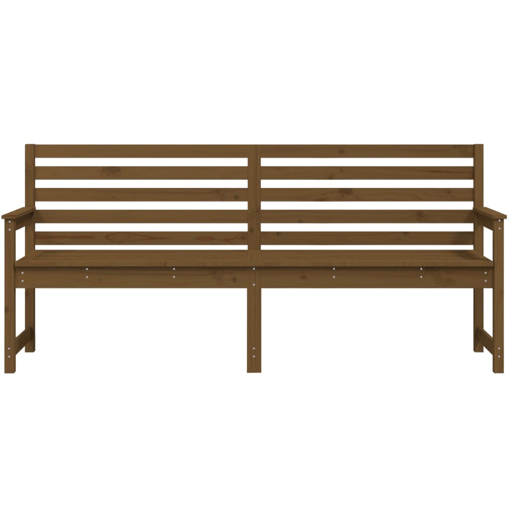 Panca da Giardino Ambra 203,5x48x91,5 cm Legno Massello di Pino