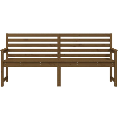 Panca da Giardino Ambra 203,5x48x91,5 cm Legno Massello di Pino