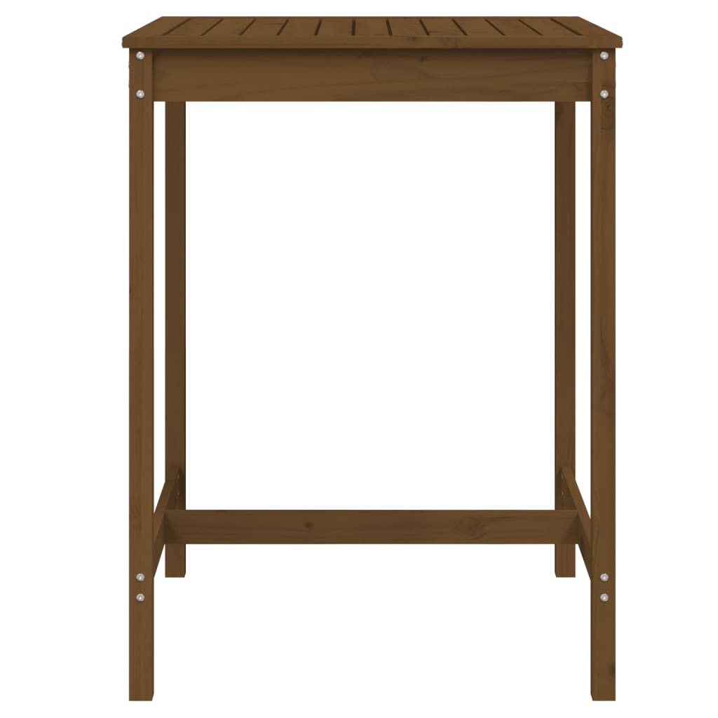 Tavolo da Giardino Ambra 82,5x82,5x110cm Legno Massello di Pino