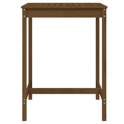 Tavolo da Giardino Ambra 82,5x82,5x110cm Legno Massello di Pino