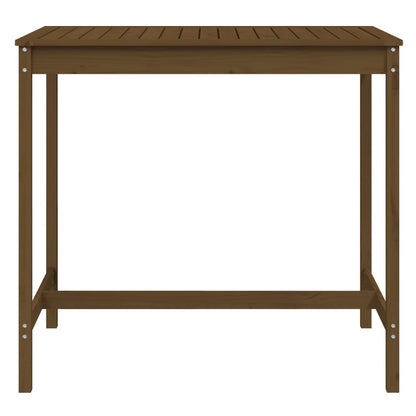 Tavolo da Giardino Ambra 121x82,5x110 cm Legno Massello di Pino