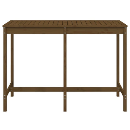 Tavolo da Giardino Ambra 159,5x82,5x110cm Legno Massello Pino