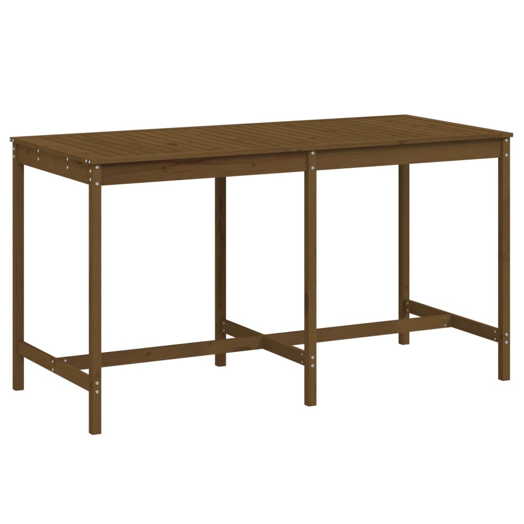 Tavolo da Giardino Ambra 203,5x90x110cm Legno Massello di Pino