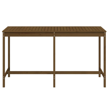 Tavolo da Giardino Ambra 203,5x90x110cm Legno Massello di Pino