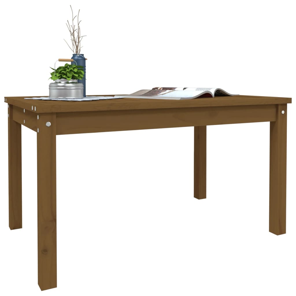 Tavolo da Giardino Ambra 82,5x50,5x45 cm Legno Massello Pino
