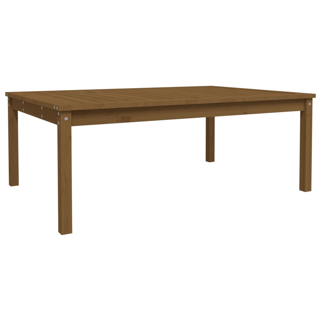 Tavolo da Giardino Ambra 121x82,5x45 cm Legno Massello di Pino