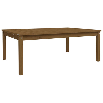 Tavolo da Giardino Ambra 121x82,5x45 cm Legno Massello di Pino