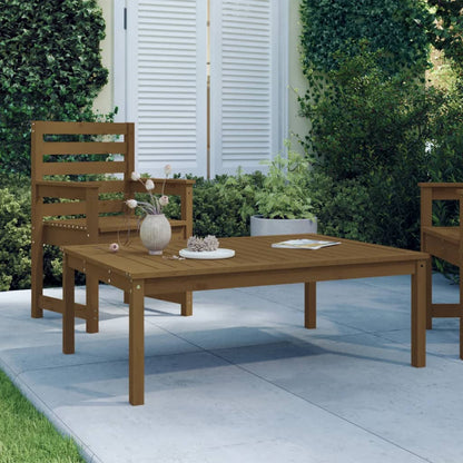 Tavolo da Giardino Ambra 121x82,5x45 cm Legno Massello di Pino