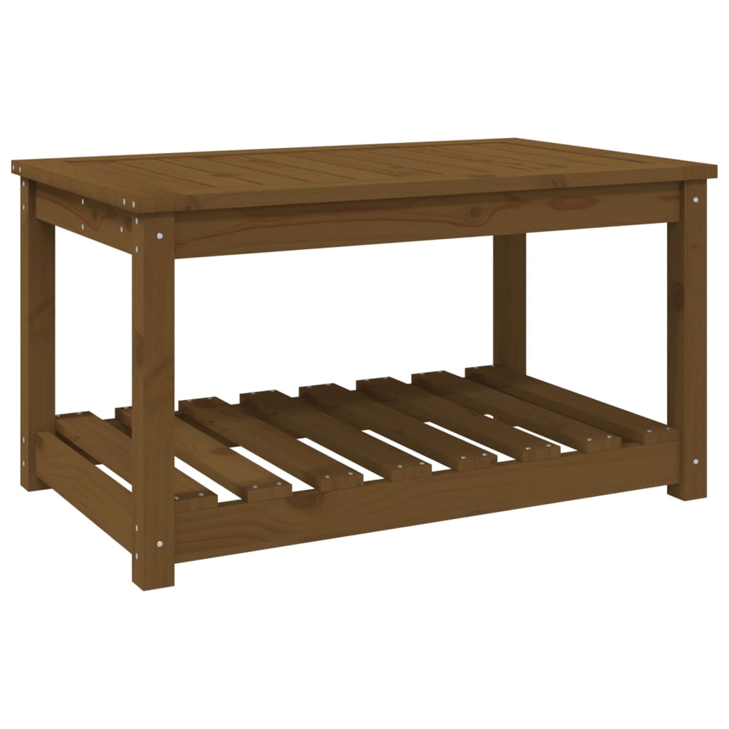 Tavolo da Giardino Ambra 82,5x50,5x45 cm Legno Massello Pino