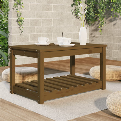 Tavolo da Giardino Ambra 82,5x50,5x45 cm Legno Massello Pino