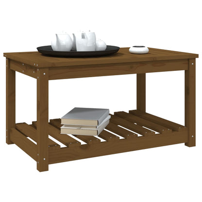 Tavolo da Giardino Ambra 82,5x50,5x45 cm Legno Massello Pino