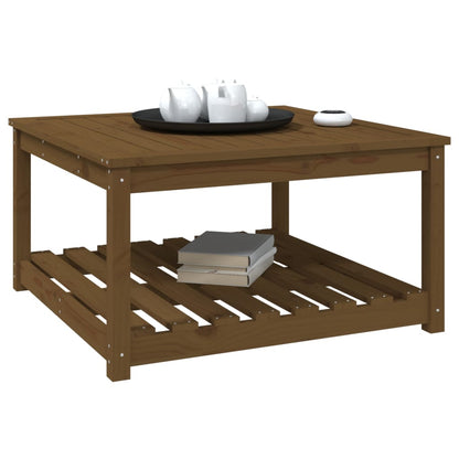 Tavolo da Giardino Ambra 82,5x82,5x45 cm Legno Massello di Pino