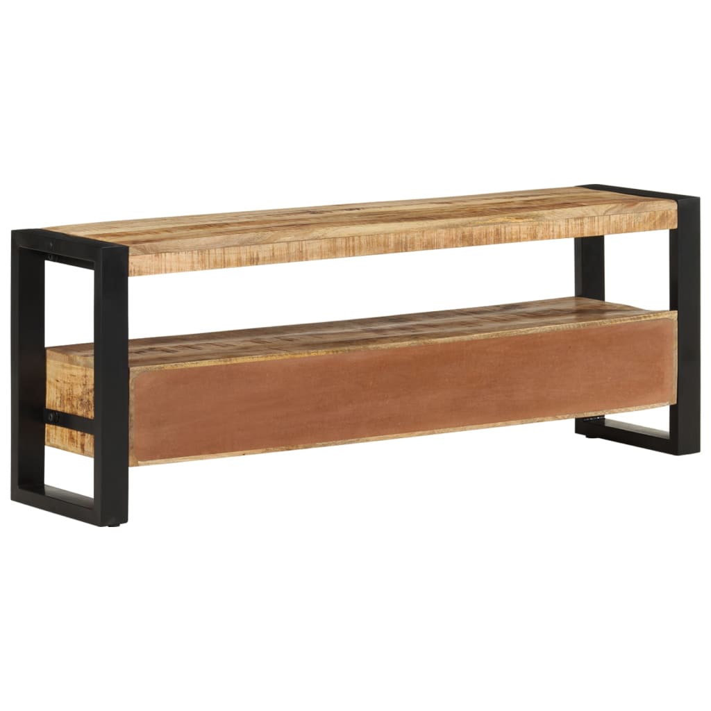 Mobile Porta TV 120x30x45 cm in Legno Massello di Mango